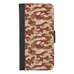 Desert Tan Camouflage  iPhone 8/7 Wallet Case