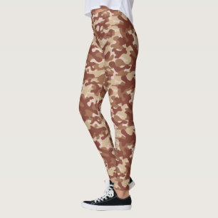 Desert Tan Camouflage Leggings