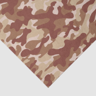 Desert Tan Camouflage  Tissue Paper