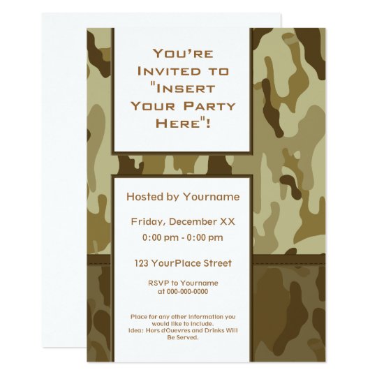 Military Going Away Party Invitation | Zazzle.com