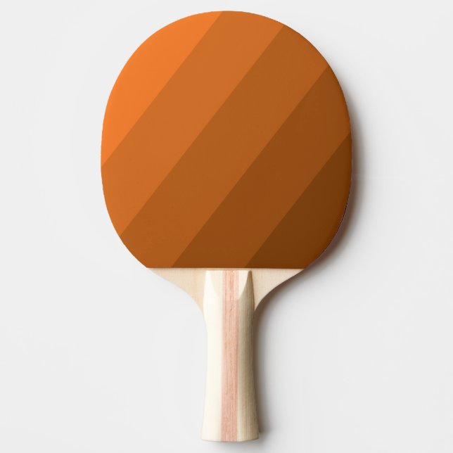 Desert Teal Bold Stripes Ping Pong Paddle (Front)