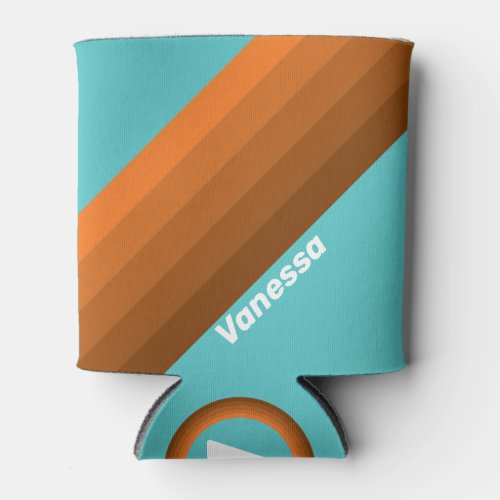 Desert Teal Stripes with Name