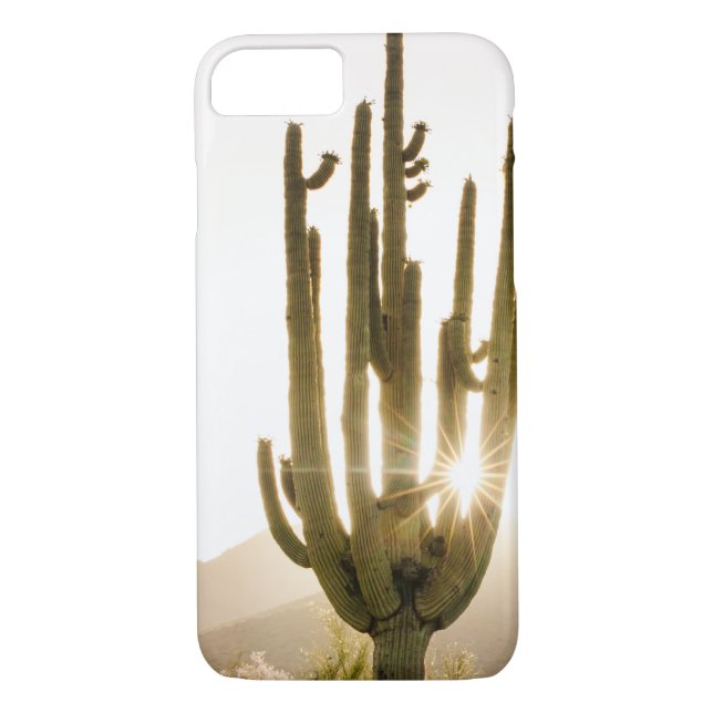 Desert Themed Phone Case with Cactus (Back)