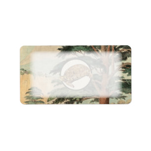 Desert Tortoise In Natural Habitat Illustration Label