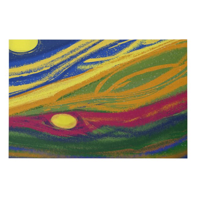 Desert Valley 2023 Faux Canvas Print (Front)