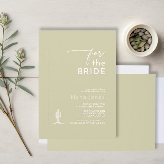 Desert Vibes Bridal Shower Sage ID1019