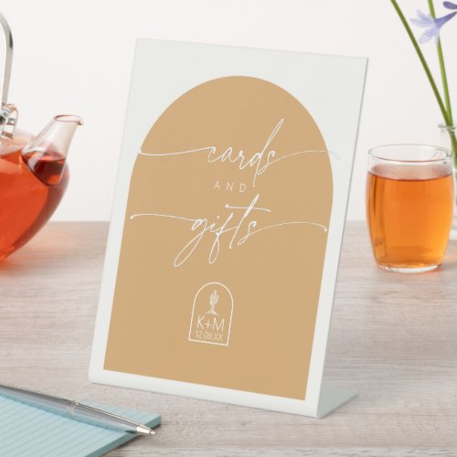 Desert Vibes Cards  Gifts SiennIvory White ID887 Pedestal Sign