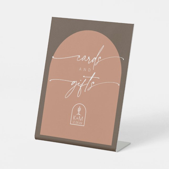 Desert Vibes Cards & Gifts Terra Cotta ID1019 Pedestal Sign (Front)