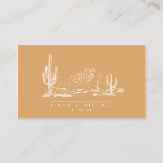 Desert Vibes Wedding Website ID1019 Enclosure Card (Back)