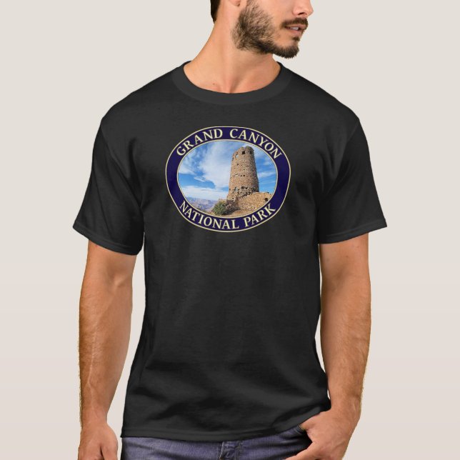Desert View Ancient Watchtower at Grand Canyon NP T-Shirt (Front)