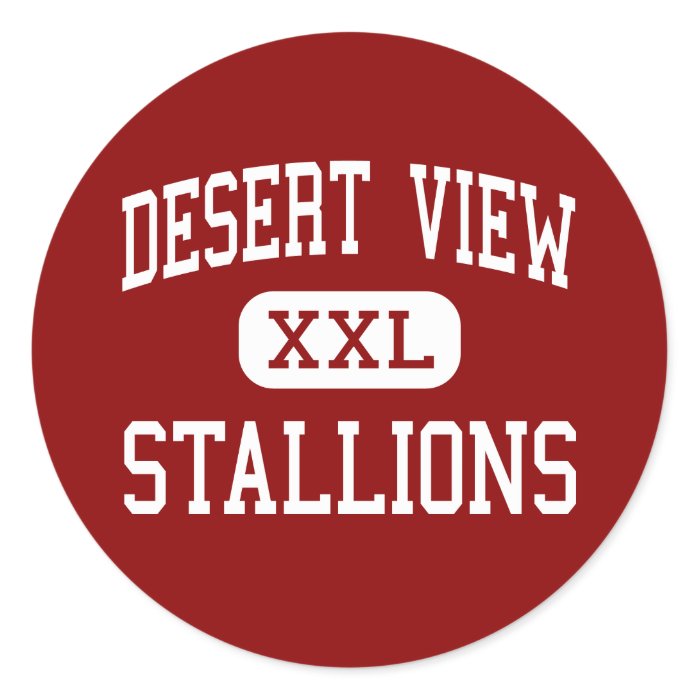 Desert View   Stallions   Middle   El Paso Texas Stickers