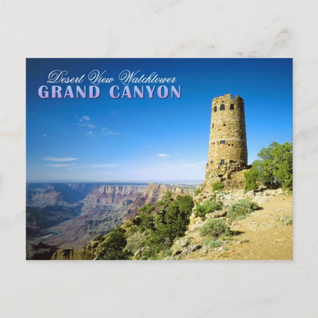 Desert View Watchtower, Grand Canyon, AZ Postcard (Front)