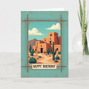 Desert Vista Birthday Card