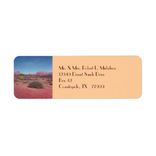Desert Vista Custom Label