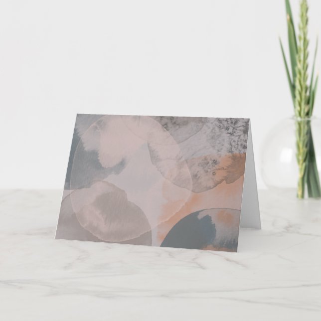 Desert Water Drops Card (Front)