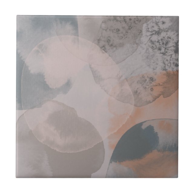 Desert Water Drops Ceramic Tile (Front)