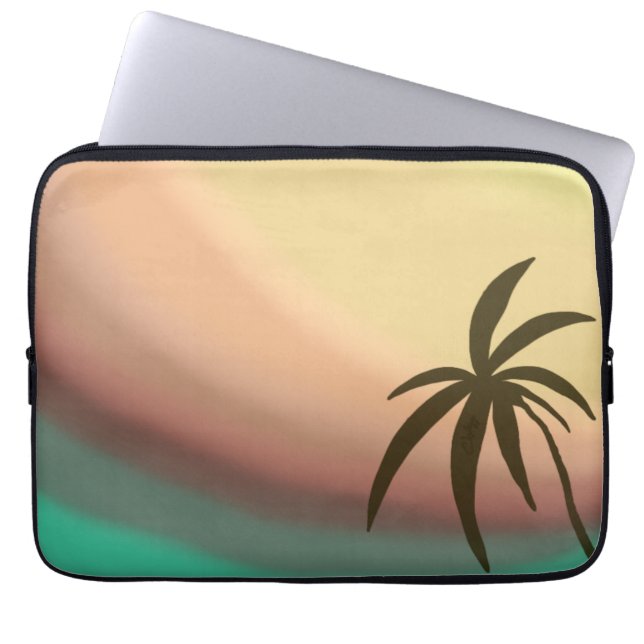 Desert Wave Laptop Sleeve (Front)