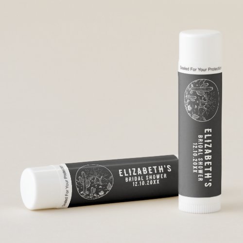 Desert Wedding Bridal Shower Favor Personalized