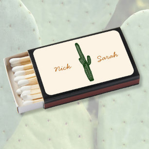 Desert wedding  matchboxes