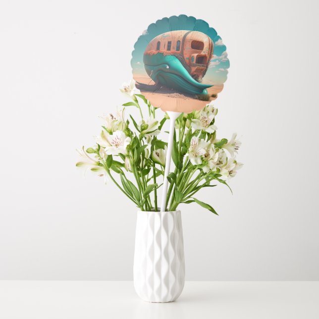 Desert whale house balloon (Vase)