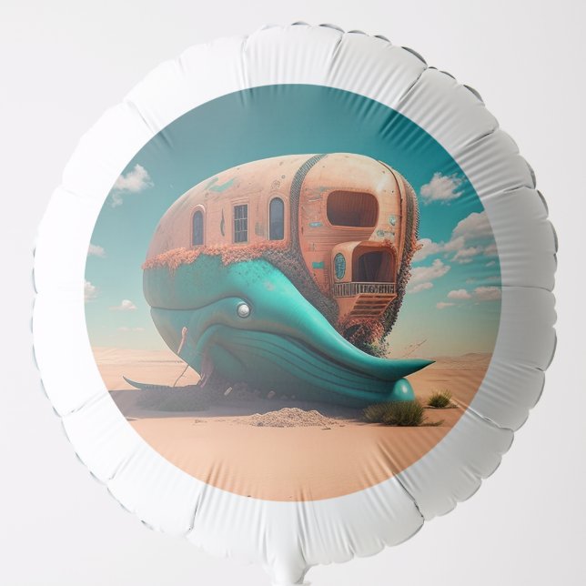 Desert whale house balloon (Front)