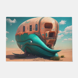 Desert whale house doormat
