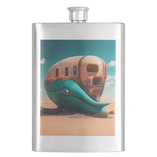 Desert whale house flask (Front)