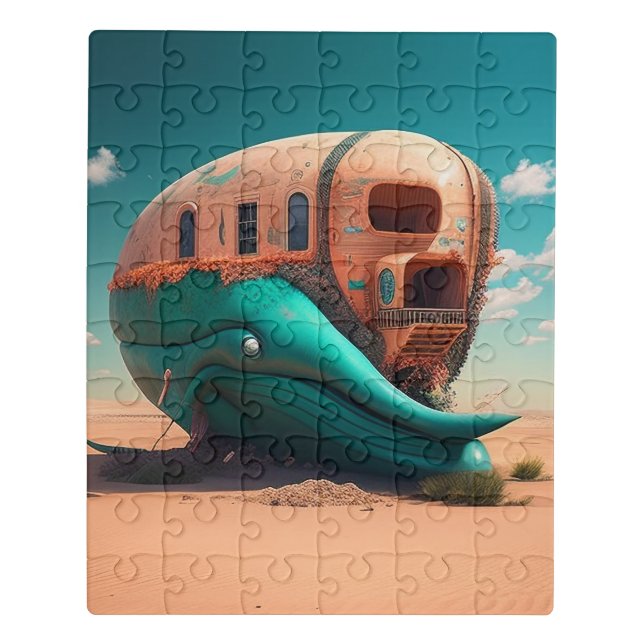 Desert whale house jigsaw puzzle (Puzzle Vertical)