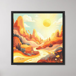 Desert Whispers – Kind Ones Whimsical Canvas Art