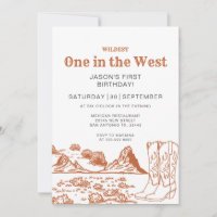 Desert Wildest one in the West 1st Birthday