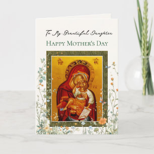 Desert Wildflowers Butterflies Mother's Day Card