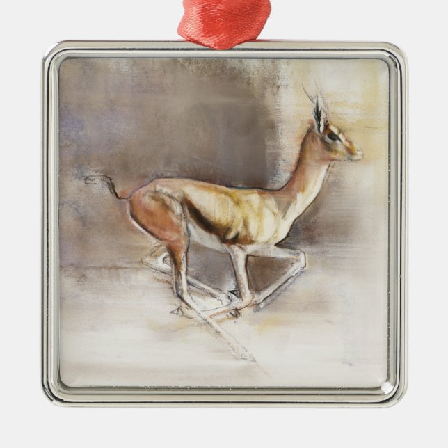 Desert Wind Metal Ornament (Front)