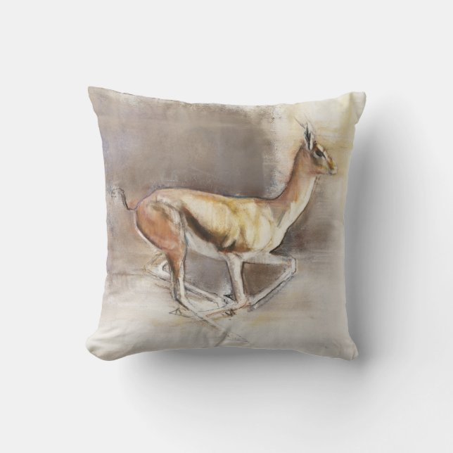 Desert Wind Throw Pillow (Front)