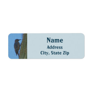 Desert Woodpecker Photo Saguaro Cactus Address Label