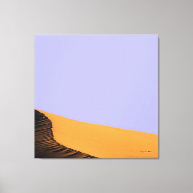 Desert Wrapped Canvas Print (Front)