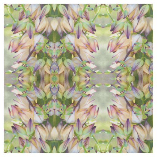 desert yucca flowers fabric