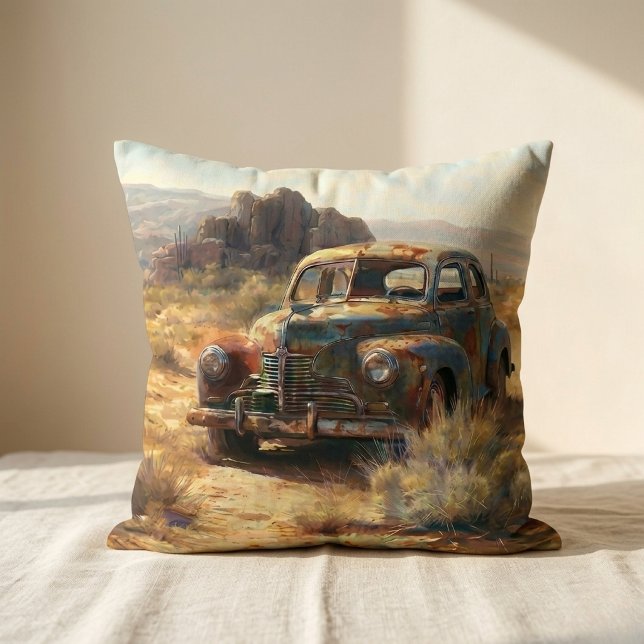 Deserted but not forgotten throw pillow (Creator Uploaded)