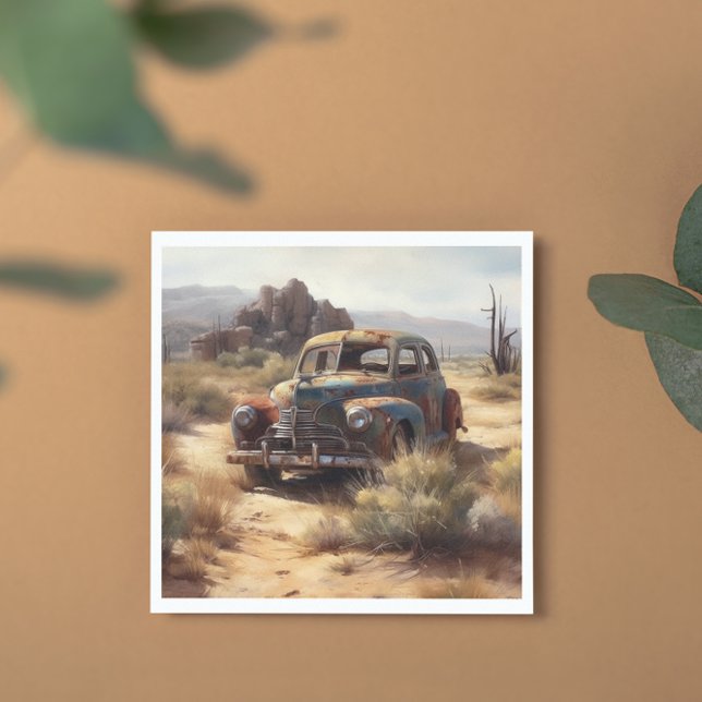 Deserted car in the desert (Creator Uploaded)