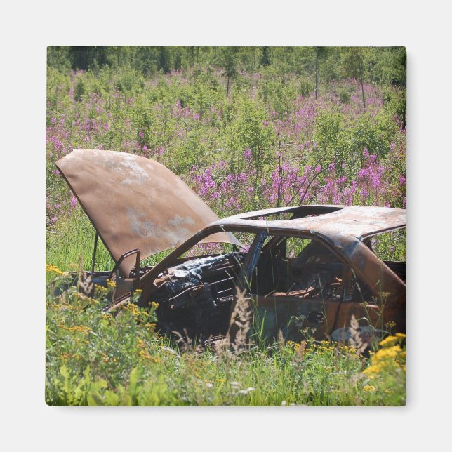 Deserted Car Magnet (Front)