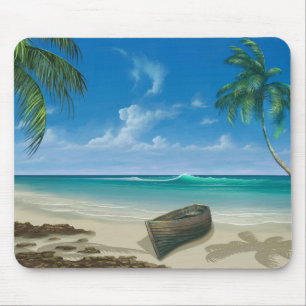 Deserted Island Mouse Pad
