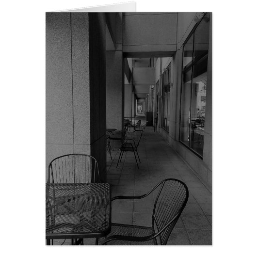Deserted Walkway / Noir Cards (Front)