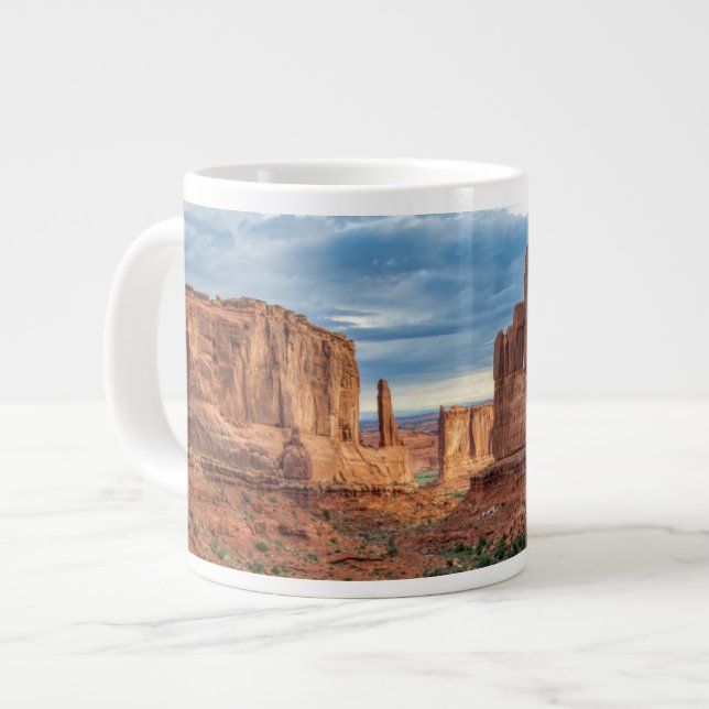 Deserts | Arches National Park, Utah Giant Coffee Mug (Front Left)