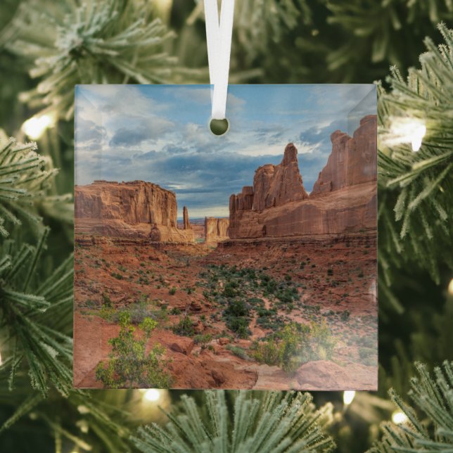 Deserts | Arches National Park, Utah Glass Ornament (Insitu)