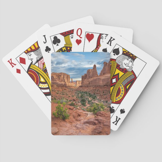 Deserts | Arches National Park, Utah Poker Cards (Back)