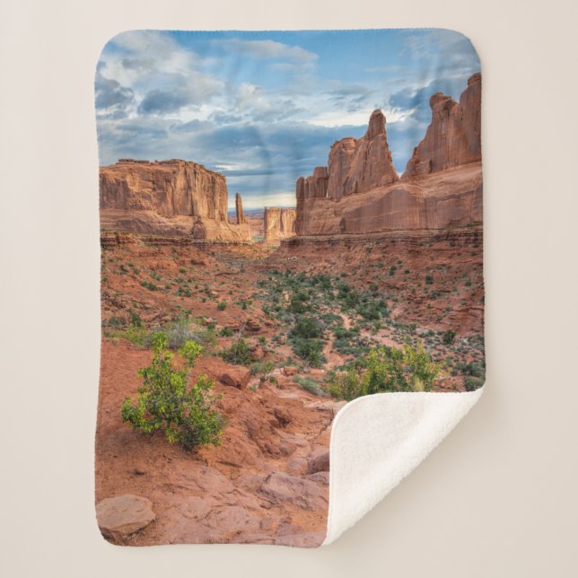 Deserts | Arches National Park, Utah Sherpa Blanket (Front)
