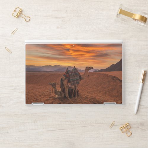 Deserts  Bactrian Camel Egypt Sand Dune HP Laptop Skin