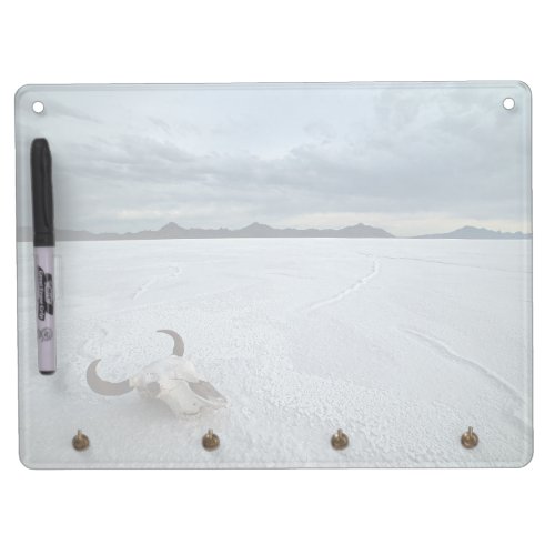 Deserts  Bonneville Salt Flats Utah Dry Erase Board With Keychain Holder
