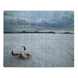 Deserts   Bonneville Salt Flats Utah Jigsaw Puzzle
