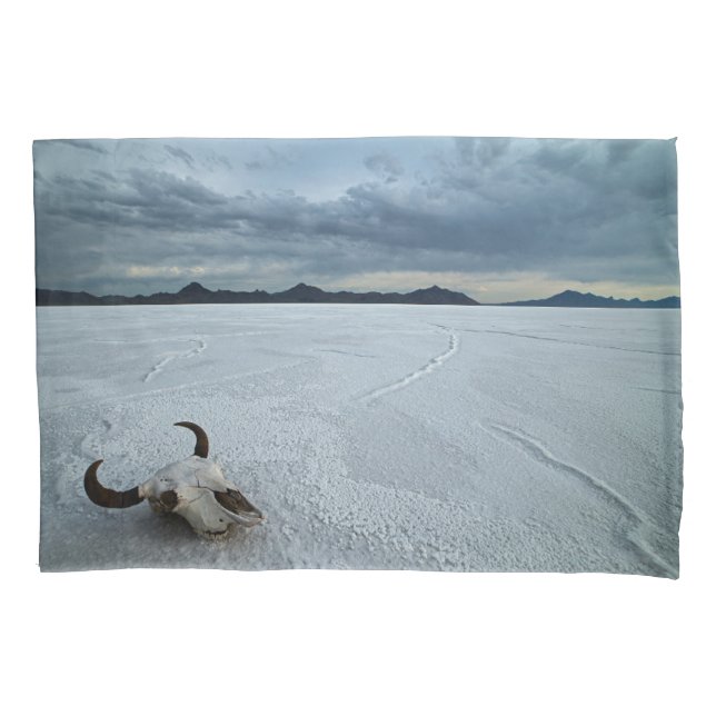 Deserts | Bonneville Salt Flats Utah Pillow Case (Front)