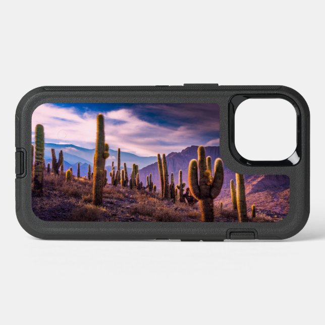 Deserts | Cactus Landscape Argentina Otterbox iPhone Case (Back Horizontal)
